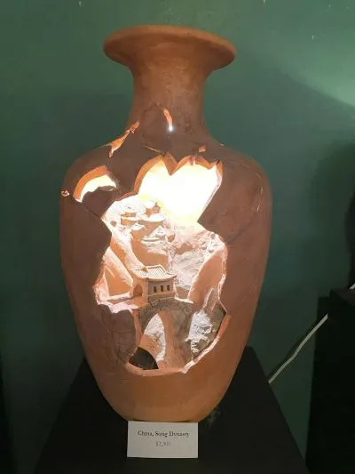 an antique vase