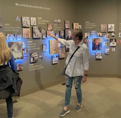 Marion Hofmann at the Greensboro History Museum